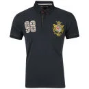 Brave Soul Men's Walpole Polo Shirt - Dark Navy - M - Dark Navy Afbeelding 1