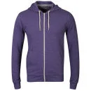 Brave Soul Men's Adrian Hoody - Purple Marl - S - Purple Marl Afbeelding 1