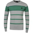 Bench Men's Jarrell Knit - Grey Marl - S - Grijs Afbeelding 1