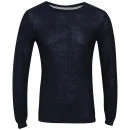 Jack & Jones Men's Bright O-Neck Knit - Dress Blue - S - Blauw Afbeelding 1