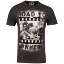 Ringspun Men's Dead End Photo Print T-Shirt - Black - S - Zwart Afbeelding 1