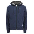 Boxfresh Men's Haben Zip Sweatshirt - Navy Marl - S - Blauw Afbeelding 1