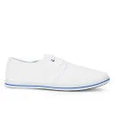 Tokyo Tigers Men's Alphonso Plimsole Shoes - White - 6 - Wit Afbeelding 1