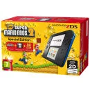 Nintendo 2DS Blue and Black Console - Includes New Super Mario Bros 2 Afbeelding 1