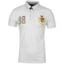 Brave Soul Men's Walpole Polo Shirt - White - M - Wit Afbeelding 1