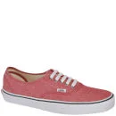 Vans Authentic Classic Chambray Trainers - Chilli Pepper - 3 - Chili Pepper Afbeelding 1