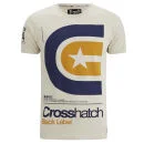 Crosshatch Men's Stargaze T-Shirt - Silver Birch - S - Wit Afbeelding 1