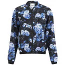 ONLY Women's Rayne Floral Bomber Jacket - Blue - XS/UK 4 - Blauw Afbeelding 1