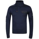 Rawcraft Men's Junction Knit - Navy - S - Navy blauw Afbeelding 1