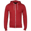 Soul Star Men's Berkley Zip Through Hoody - Red - XS - Rood Afbeelding 1