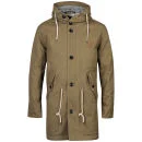Urban Stone Men's Bunker Wax Cotton Parka Jacket - Chino - S - Chino Afbeelding 1