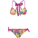 South Beach Women's Fleur Multiway Push Up Bikini - Multi - 8 - Multi Afbeelding 1