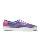 Vans Women's Authentic Tie Dye Trainers - Pink/Blue - 3 - Blauw Afbeelding 1
