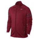 Nike Men's Element Thermal Full Zip Running Jacket - Gym Red - S - Rood Afbeelding 1