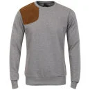 Bench Men's Forshaw Sweatshirt - Grey Marl - S - Grijs Afbeelding 1