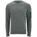 Jack & Jones Men's Core Future Crew Knitted Jumper - Light Grey Melange - S - Grijs Afbeelding 1