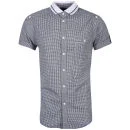 D-Struct Men's Check Shirt - Black - S - Zwart Afbeelding 1