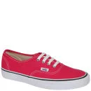 Vans Authentic Canvas Trainers - Bright Rose/True White - 3 - Bright Rose/True White Afbeelding 1