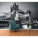 Verlichte Tower Bridge in Londen Muurschildering Afbeelding 1