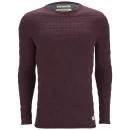 Jack & Jones Men's Originals Mars O-Neck Solid Jumper - Fig - S - Rood Afbeelding 1