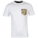 Bench Men's Fernhurst T-Shirt - White - S - Wit Afbeelding 1