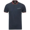 Boxfresh Men's Kadin Chambray Pocket Polo Shirt - Navy - S - Navy blauw Afbeelding 1