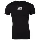 UFC Men's Team Compression Short Sleeve Top - Black - S - Zwart Afbeelding 1