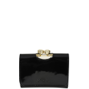 Ted Baker Rebekka Bow Bobble Small Leather Purse - Black Afbeelding 1