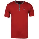 Atticus Men's Young Gun - Grandad T-Shirt - Red - S - Rood Afbeelding 1