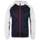 55 Soul Men's Shooter Jacket - Navy/White/Red - S - Navy/White/Red Afbeelding 1