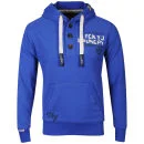 Tokyo Laundry Men's Morris Hooded Sweatshirt - Ocean - S - Ocean Afbeelding 1