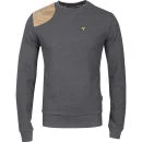 Le Breve Men's Fright Crew Neck Sweat - Black Marl - S - Black Marl Afbeelding 1