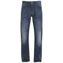 Bench Men's Density Loose Fit Jeans - Mid Wash - 30R - Mid Wash Afbeelding 1