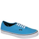 Vans Authentic Canvas Trainers - Malibu Blue/ Black - 3 - Malibu Blue/Black Afbeelding 1