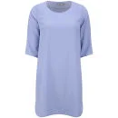 LOVE Women's Dolphin Drop Hem Shift Dress - Powder Blue - XS - Blauw Afbeelding 1