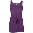 Chloe Women's Towelling Dress - Purple - 10 - Paars Afbeelding 1