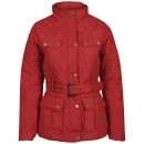 Brave Soul Women's Fernplain Diamond Quilted Jacket - Red - 8 - Rood Afbeelding 1