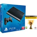 PS3: New Sony PlayStation 3 Slim Console (12 GB) - Black (Includes 2014 FIFA World Cup Brazil) Afbeelding 1