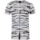 Atticus Men's Skeleton Short Sleeved Slim T-Shirt - White - S - Wit Afbeelding 1