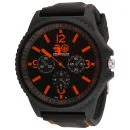 Crosshatch Men's Case Watch - Black/Orange Afbeelding 1