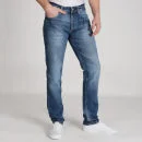 Jack & Jones Men's Tim Original Jeans - Blue Denim - 30/30 - Blue Denim Afbeelding 1