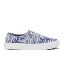 Vans Women's Authentic Slim Mixed Geo Trainers - Navy - 3 - Blauw Afbeelding 1
