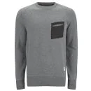 Boxfresh Men's Halle Sweatshirt - Grey Marl - S - Grijs Afbeelding 1