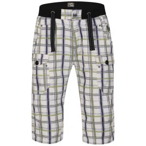 Osaka Men's Tiger Bedford Shorts - Lime - 28 - Lime Afbeelding 1