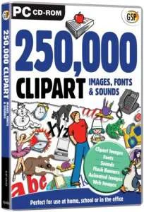 250,000 Clipart Images, Fonts & Sounds Afbeelding 1