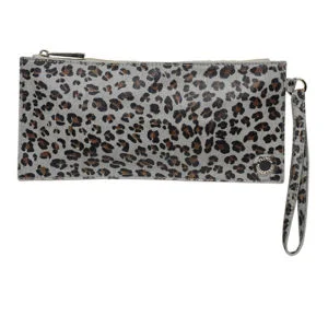French Connection Women's Sweetie Leopard Print Clutch Bag -Leopard Black Afbeelding 1