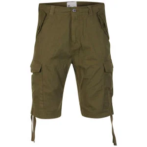 55 Soul Heren Conway Shorts - Kaki - 28 - Kaki Afbeelding 1