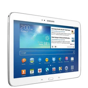 Samsung Galaxy Tab 3 WiFi 10.1 Inch Tablet 16 GB - White Afbeelding 1