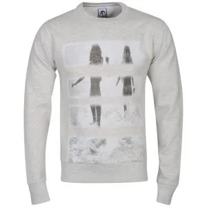 Carter Heren Beach Babes Trui met Ronde Nek - Grijs - S - Grijs Afbeelding 1