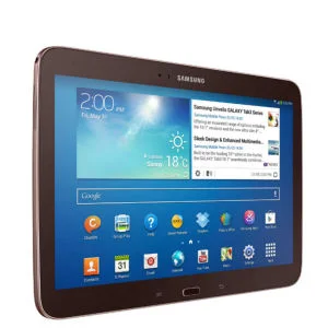 Samsung Galaxy Tab 3 WiFi 10.1 Inch Tablet 16 GB - Golden Brown Afbeelding 1